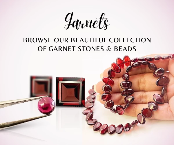 Shop Garnet Gemstones & Beads